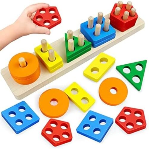 Montessori Toys for 1 to 3-Year-Old Boys Girls Toddlers